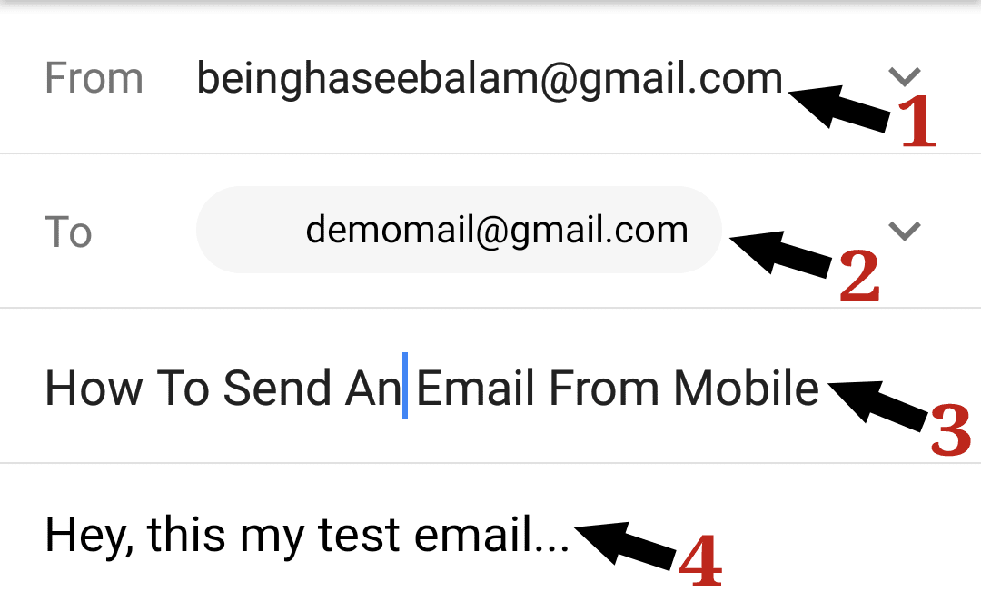 How To Send Email From Mobile