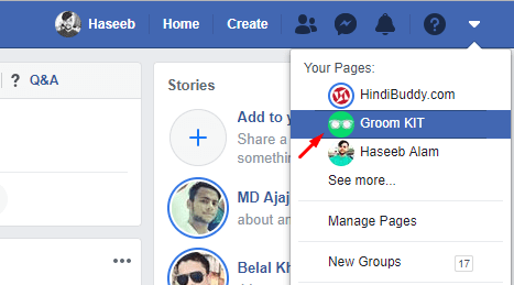 facebook page username change kaise kare