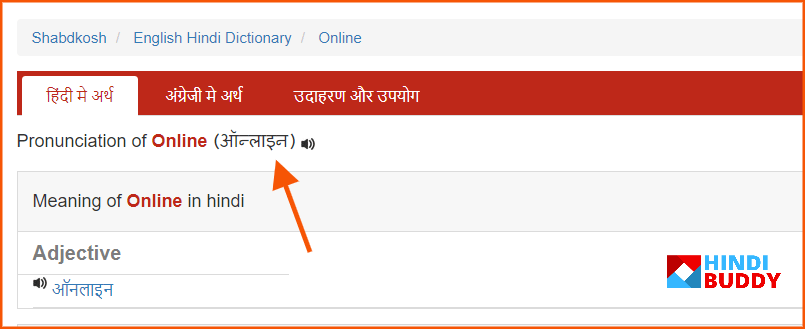 online ka matlab hindi mein in shabdkosh raftaar