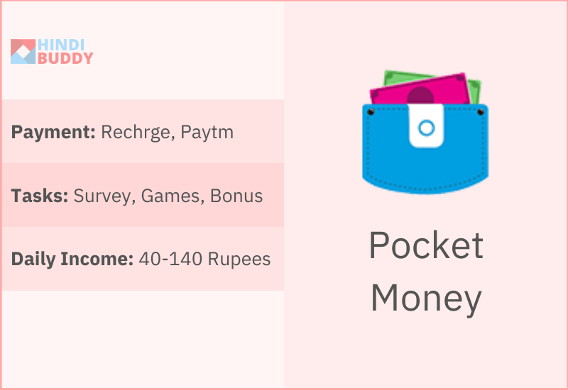 pocket money kamane wala app